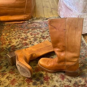 Vintage leather boots